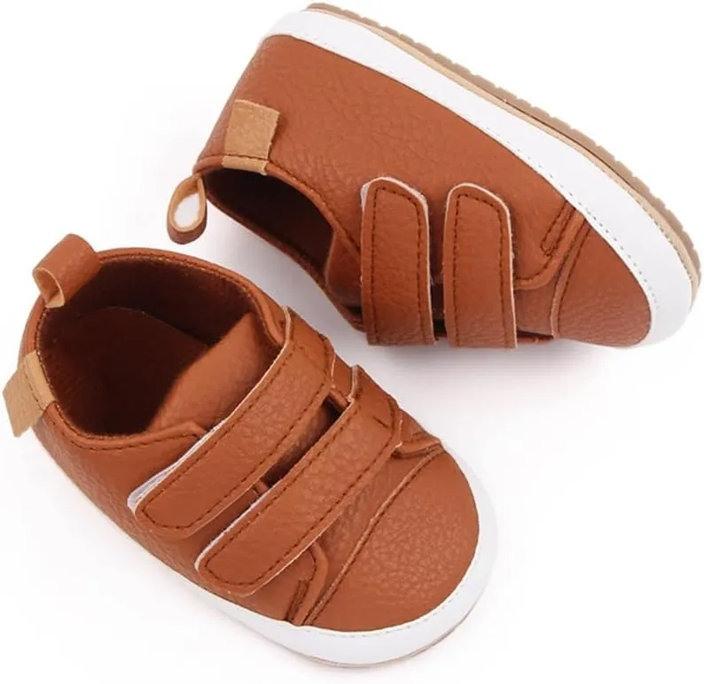 Amtidy Infant Baby Girls Mary Jane Flats Bow Non-Slip Soft Sole Princess Toddler First Walkers PU Leather Sneaker Wedding Dress Shoes