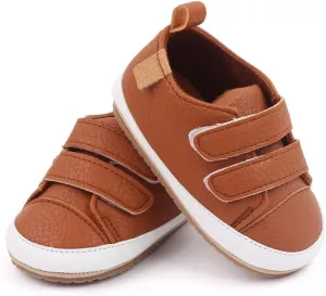 Amtidy Infant Baby Girls Mary Jane Flats Bow Non-Slip Soft Sole Princess Toddler First Walkers PU Leather Sneaker Wedding Dress Shoes