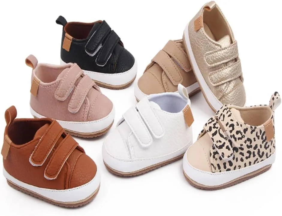 Amtidy Infant Baby Girls Mary Jane Flats Bow Non-Slip Soft Sole Princess Toddler First Walkers PU Leather Sneaker Wedding Dress Shoes