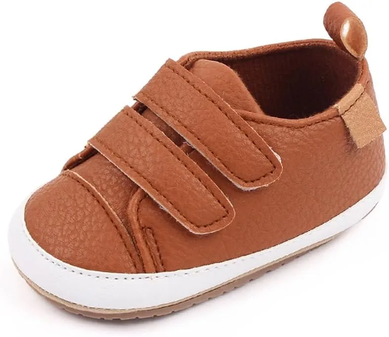 Amtidy Infant Baby Girls Mary Jane Flats Bow Non-Slip Soft Sole Princess Toddler First Walkers PU Leather Sneaker Wedding Dress Shoes