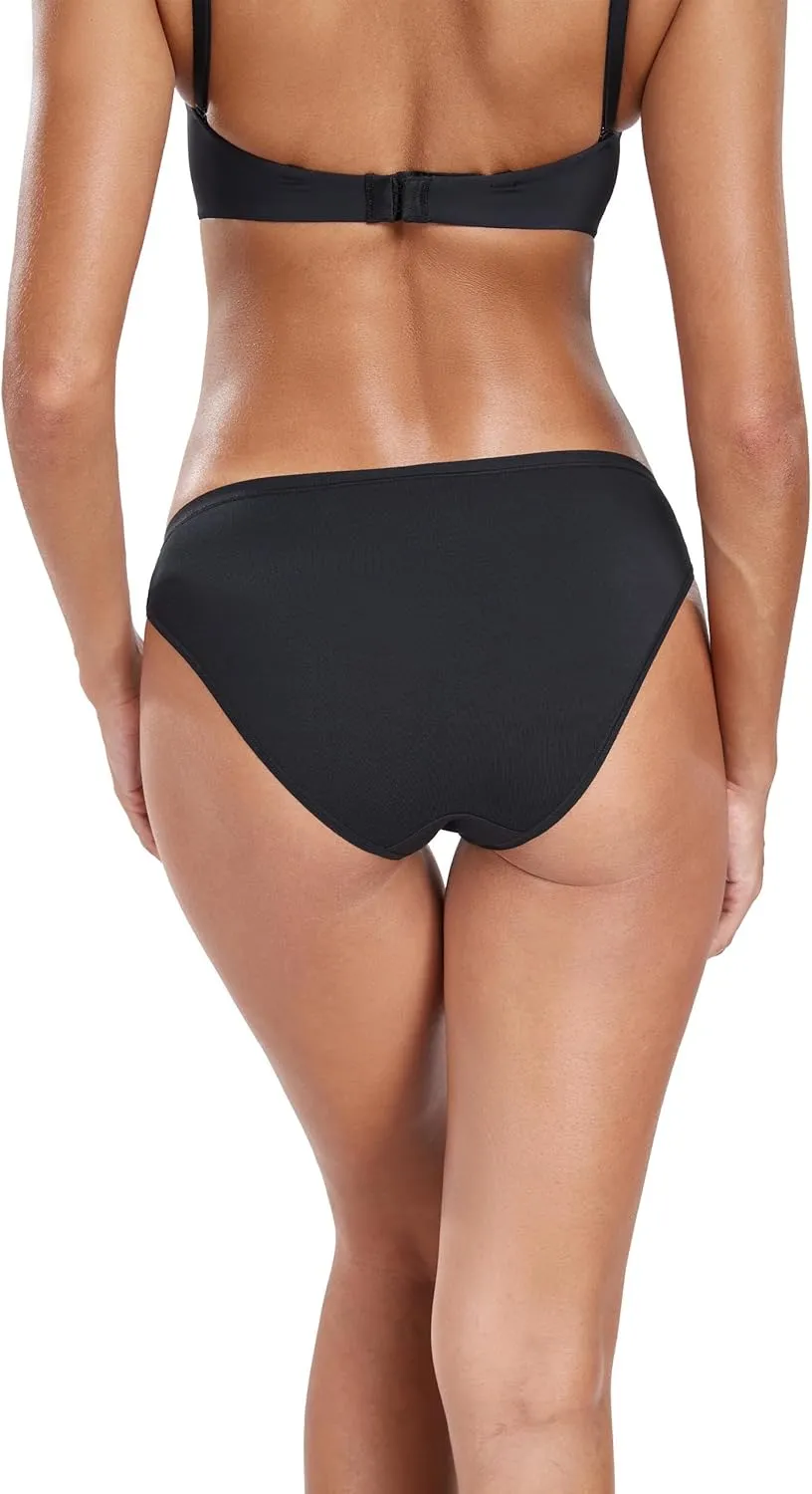 ANLIQI Modal Underwear Women Supersoft Bikini Panties for Women Pack Hi Cut Hipster Breathable Comfy Stretchy Ladies Undies