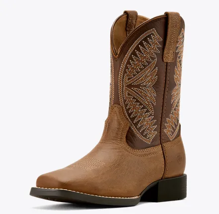 Ariat Youth Ruidoso Western Boot - Pearl - 10061136