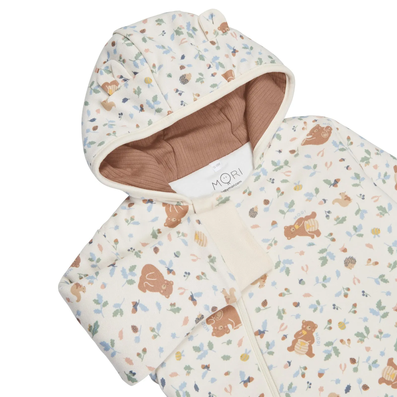 Bear Print Pramsuit