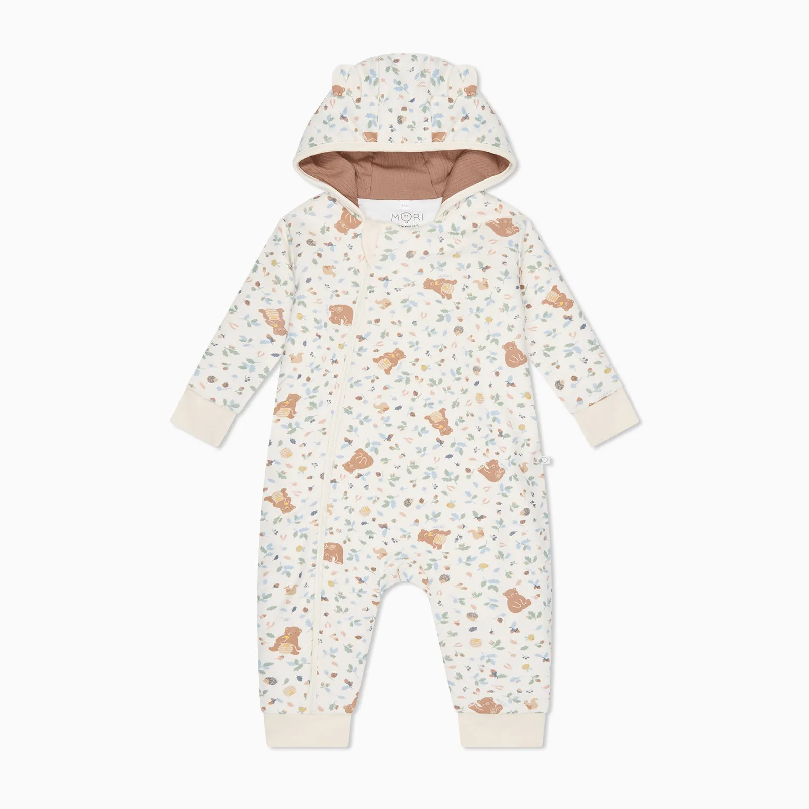 Bear Print Pramsuit