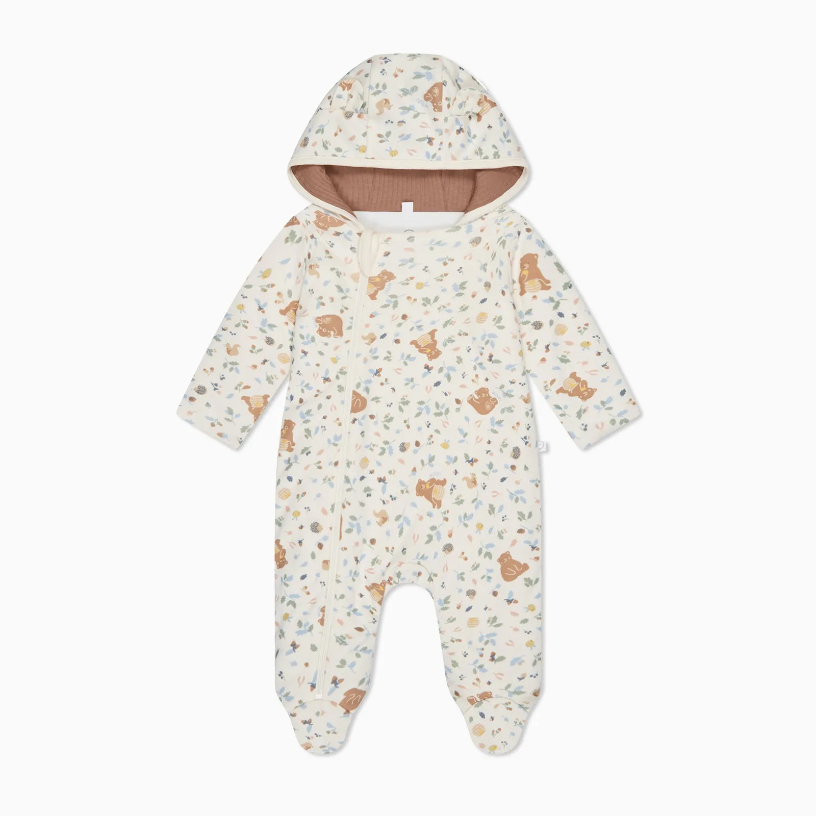 Bear Print Pramsuit