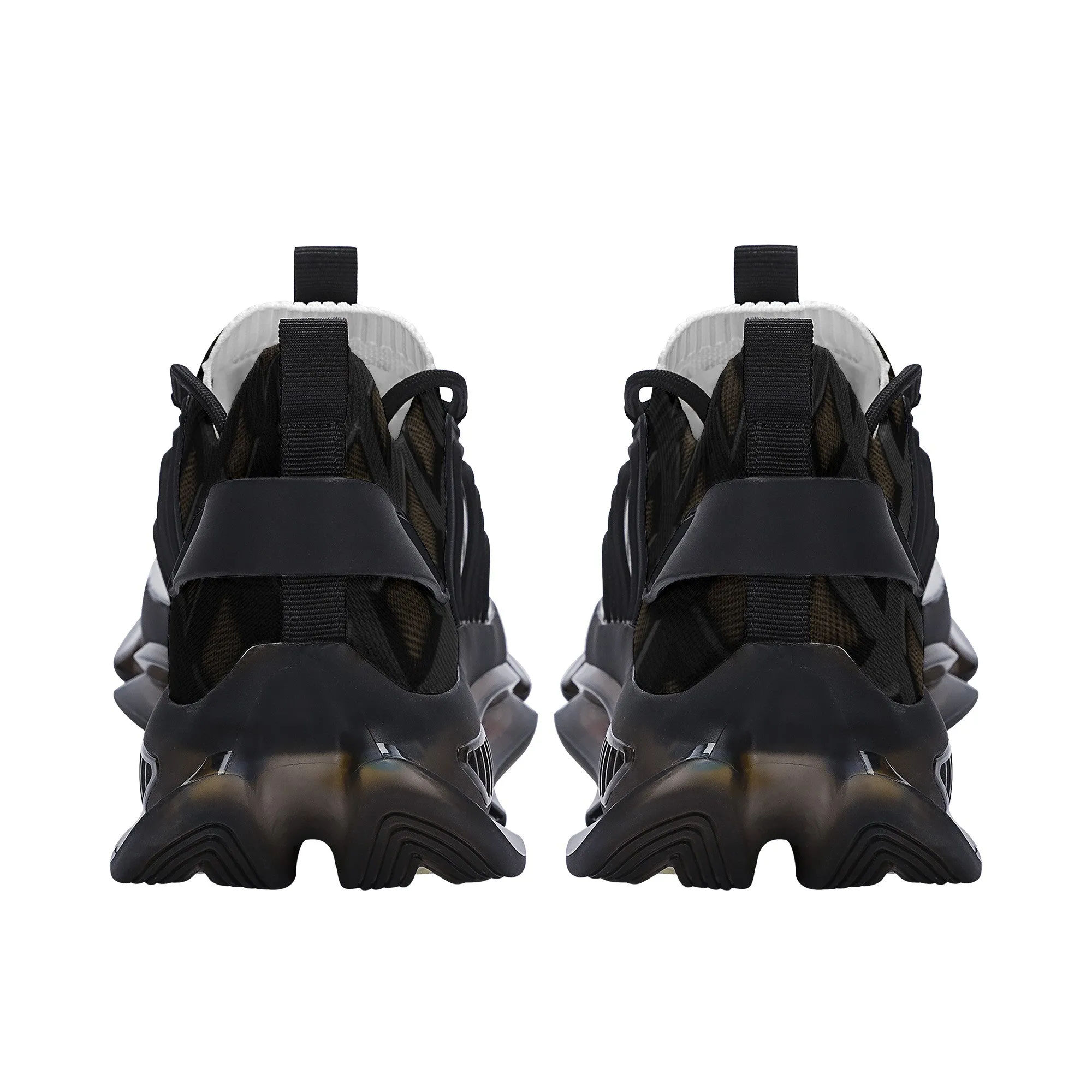 Black Gold React Sneakers - Black