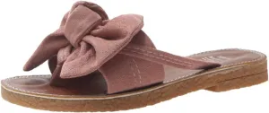 Black Sandals with Bow Fashion Slip on Flip Flops Ring Toe Strappy Summer Shoes Flat Sandal Beach Workout Footwear