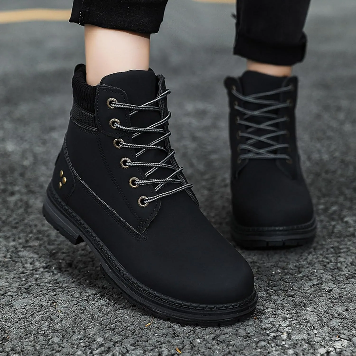 Boots for Women 2024 Large Size Women's Boots Outdoor Thick Bottom Autumn Winter Boots Hundred Combat Boots
