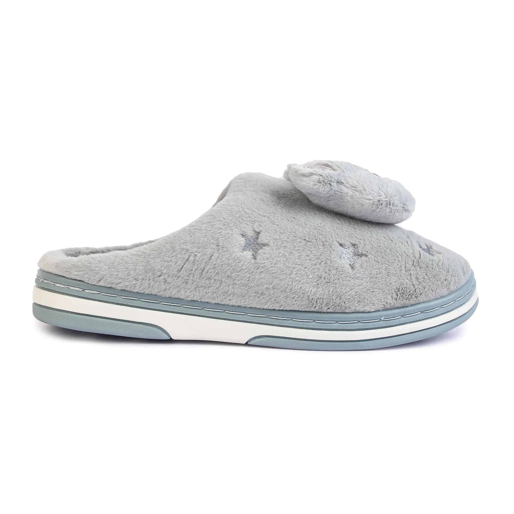 Brauch Women's Grey Panda Winter Slippers
