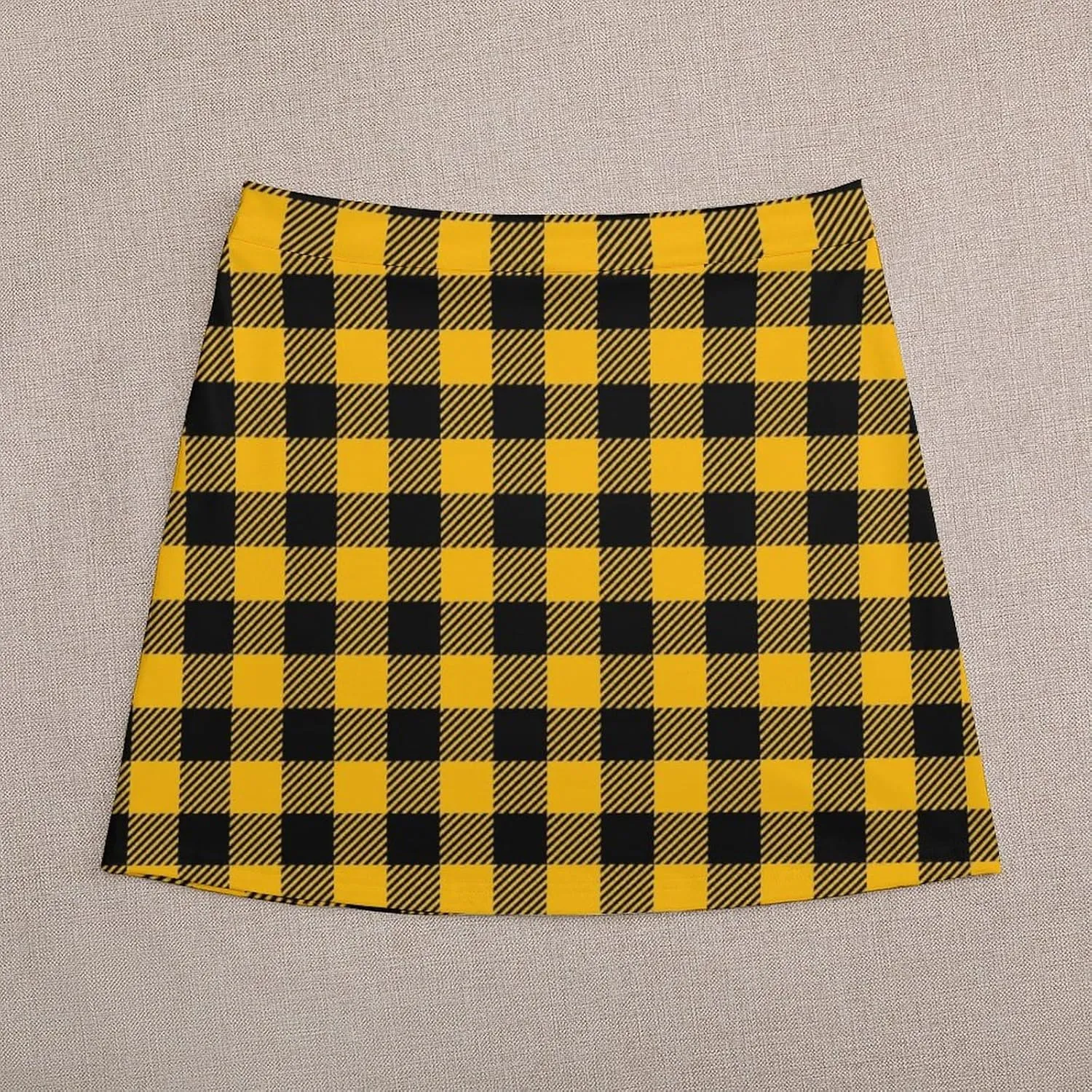 Buffalo Plaid Pattern Short Skirt Womans Athletic Skorts Golf Skirts High Waist Breathable Sports Skort Athletic