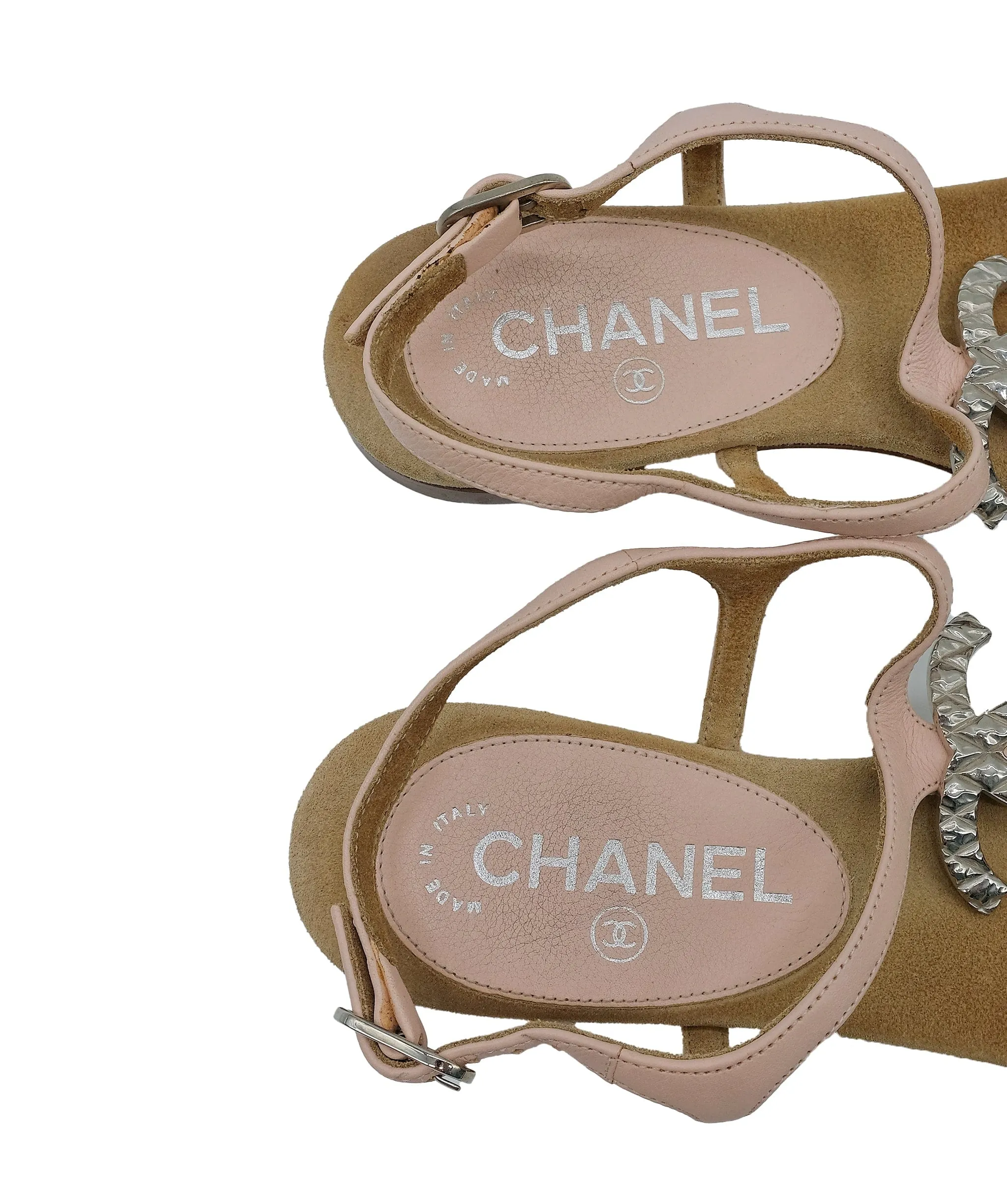 Chanel CC Flat Sandals 36 RJC3268