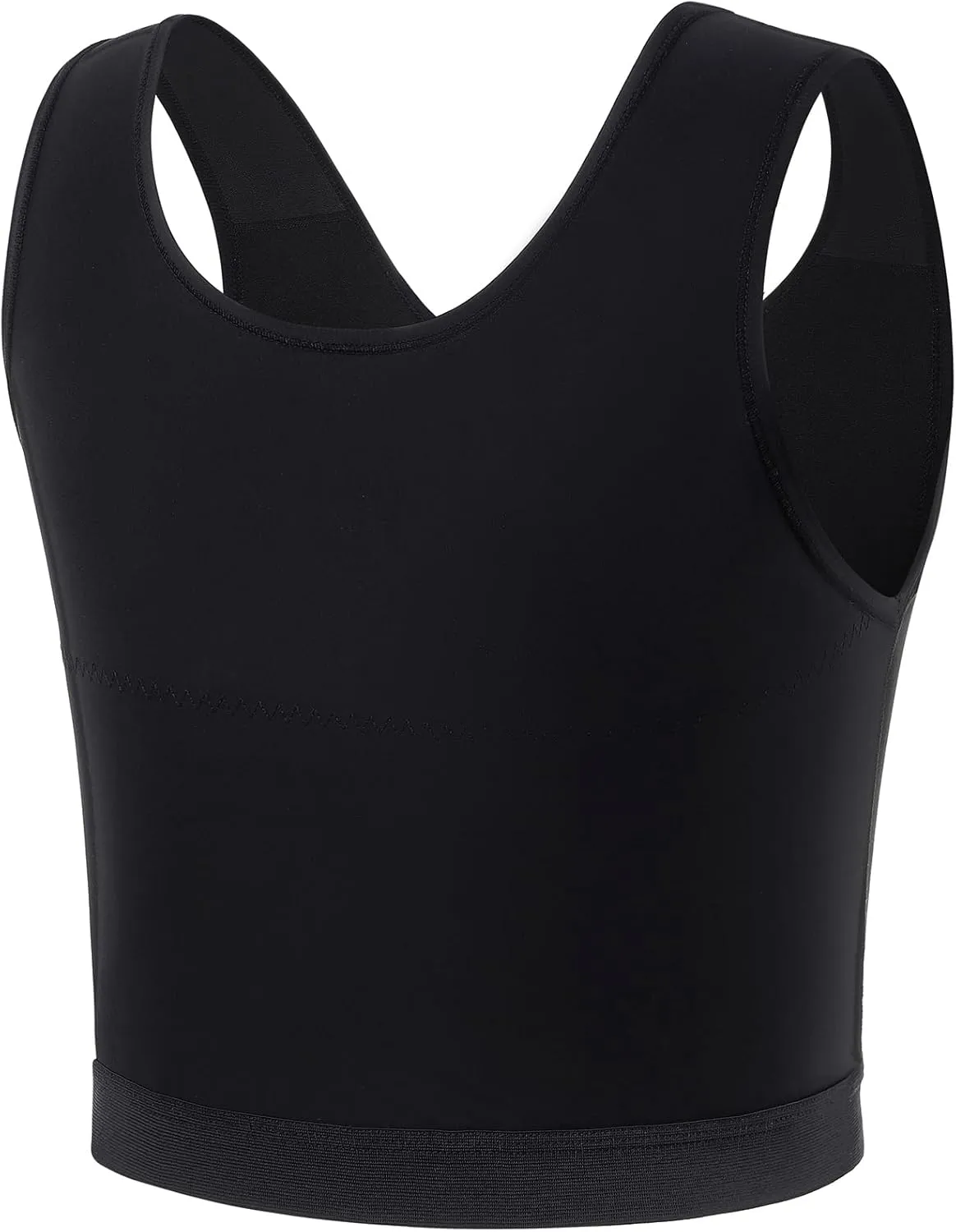 Chest Binder for Transgender Half FTM Binder Trans Breathable Compression Bra