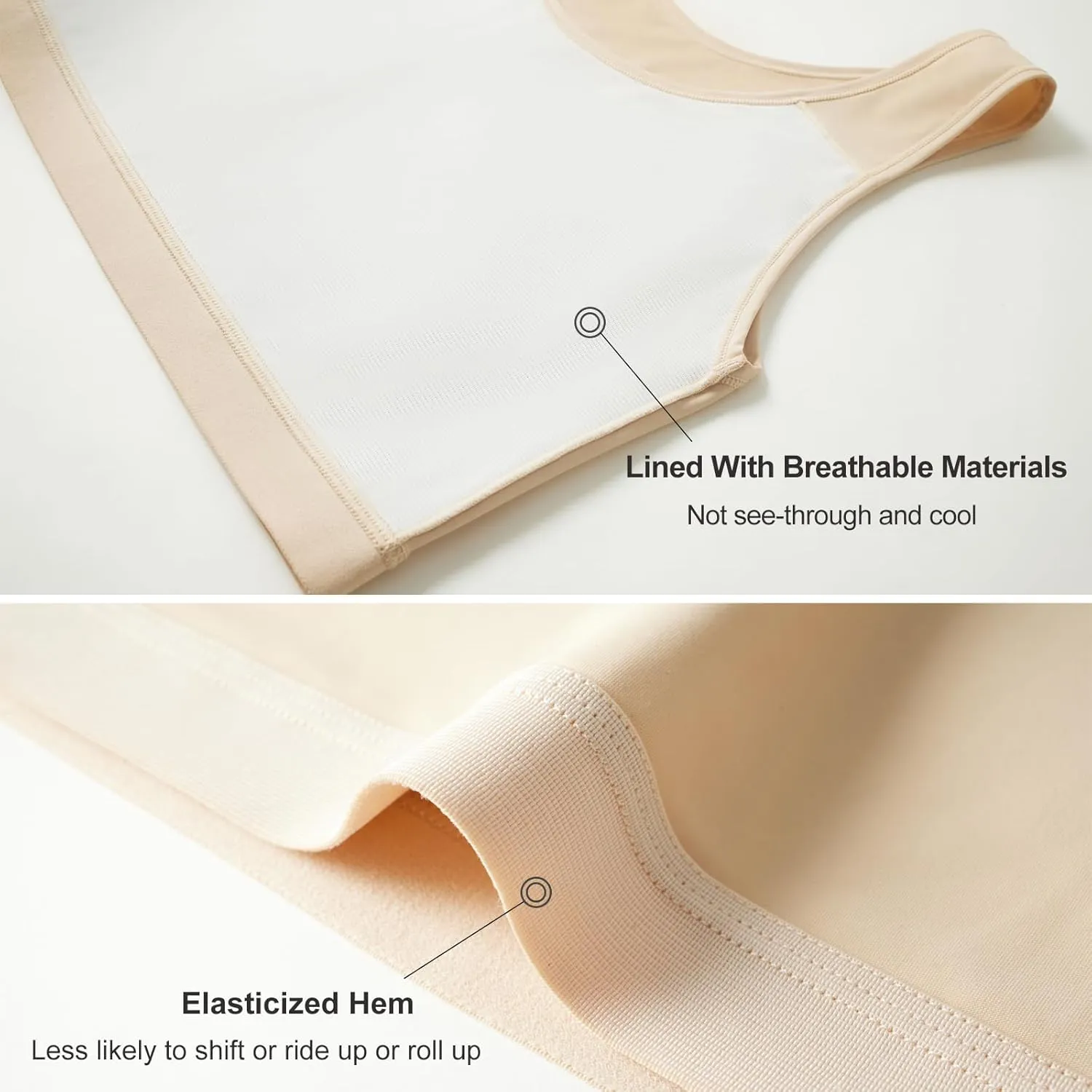 Chest Binder for Transgender Half FTM Binder Trans Breathable Compression Bra