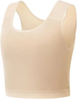 Chest Binder for Transgender Half FTM Binder Trans Breathable Compression Bra