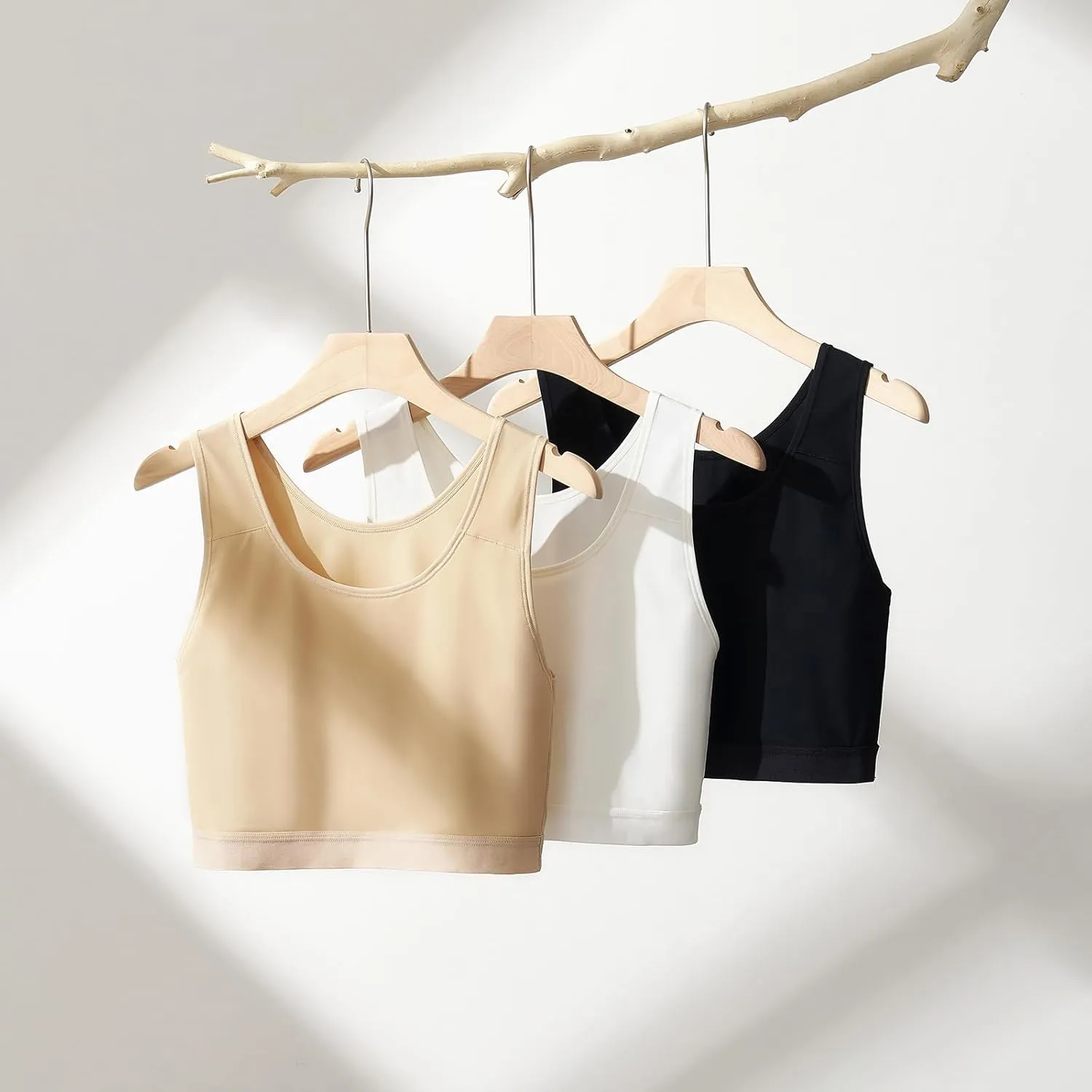Chest Binder for Transgender Half FTM Binder Trans Breathable Compression Bra