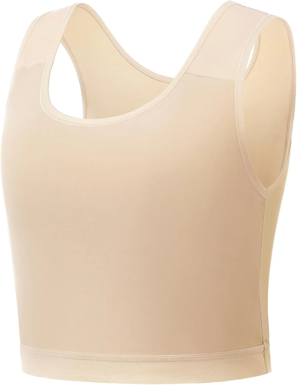 Chest Binder for Transgender Half FTM Binder Trans Breathable Compression Bra