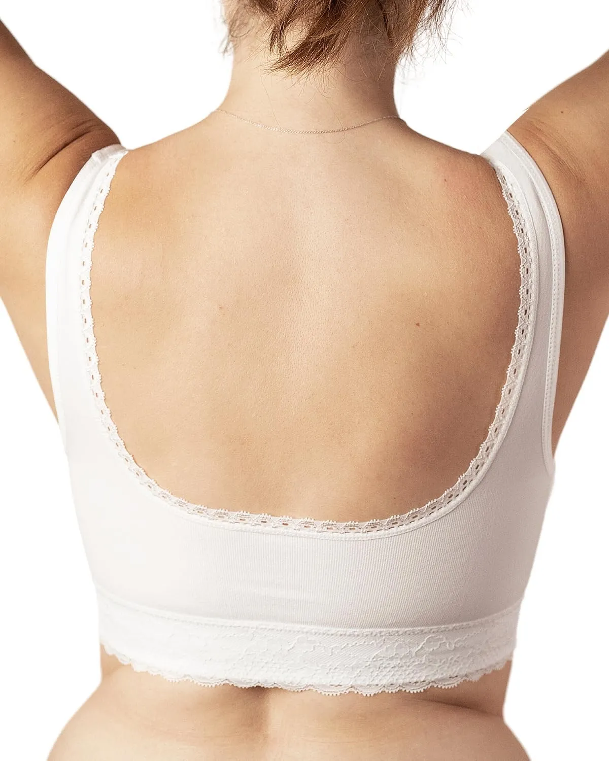 Coobie Seamless Comfort Bra with Lace Trim