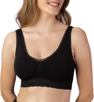 Coobie Seamless Comfort Bra with Lace Trim