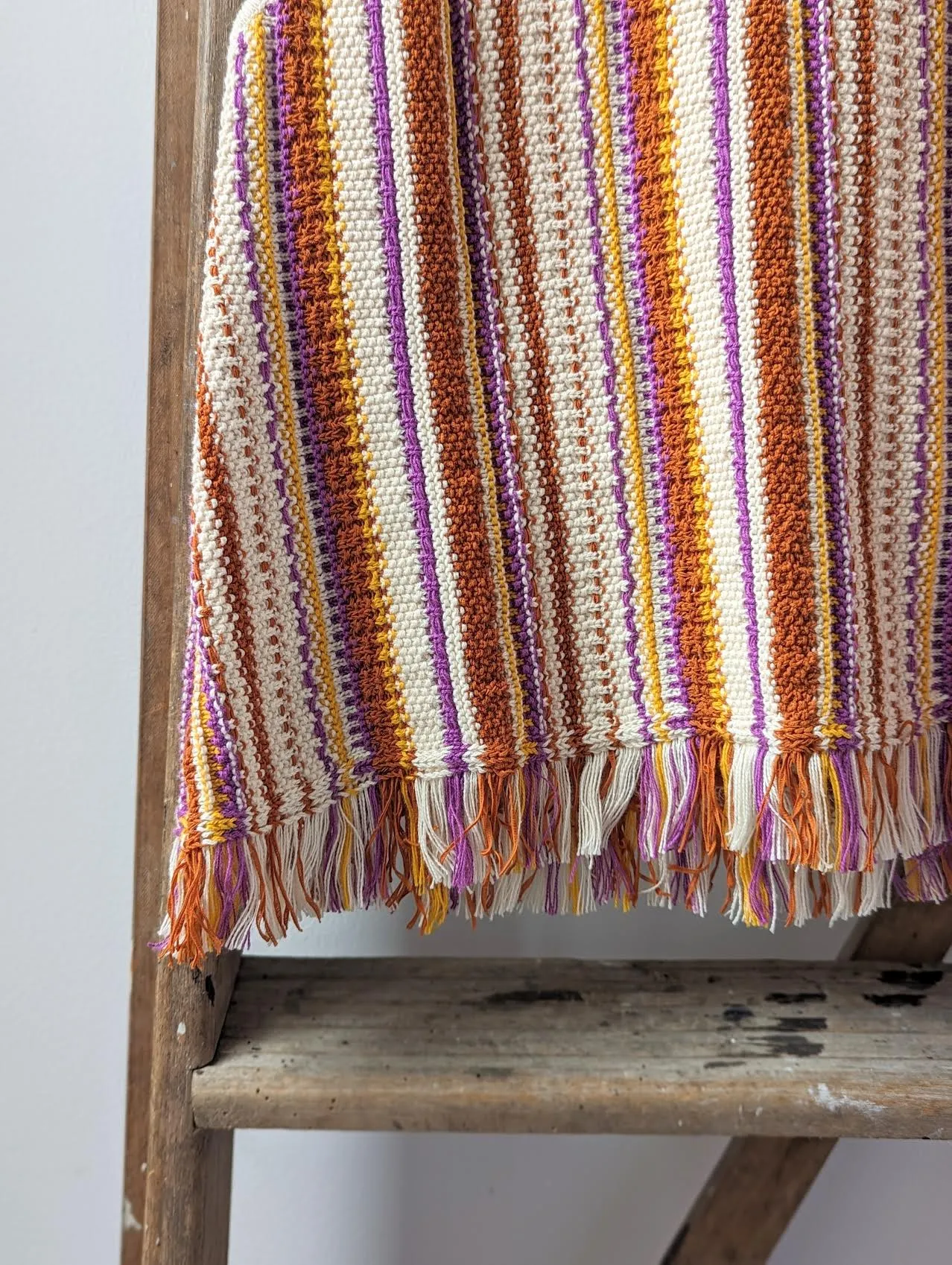 Criquet Fringed Terracotta Stripe Tank