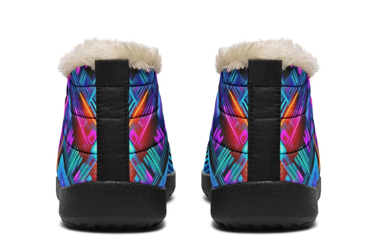Cyan Convergence Winter Slippers