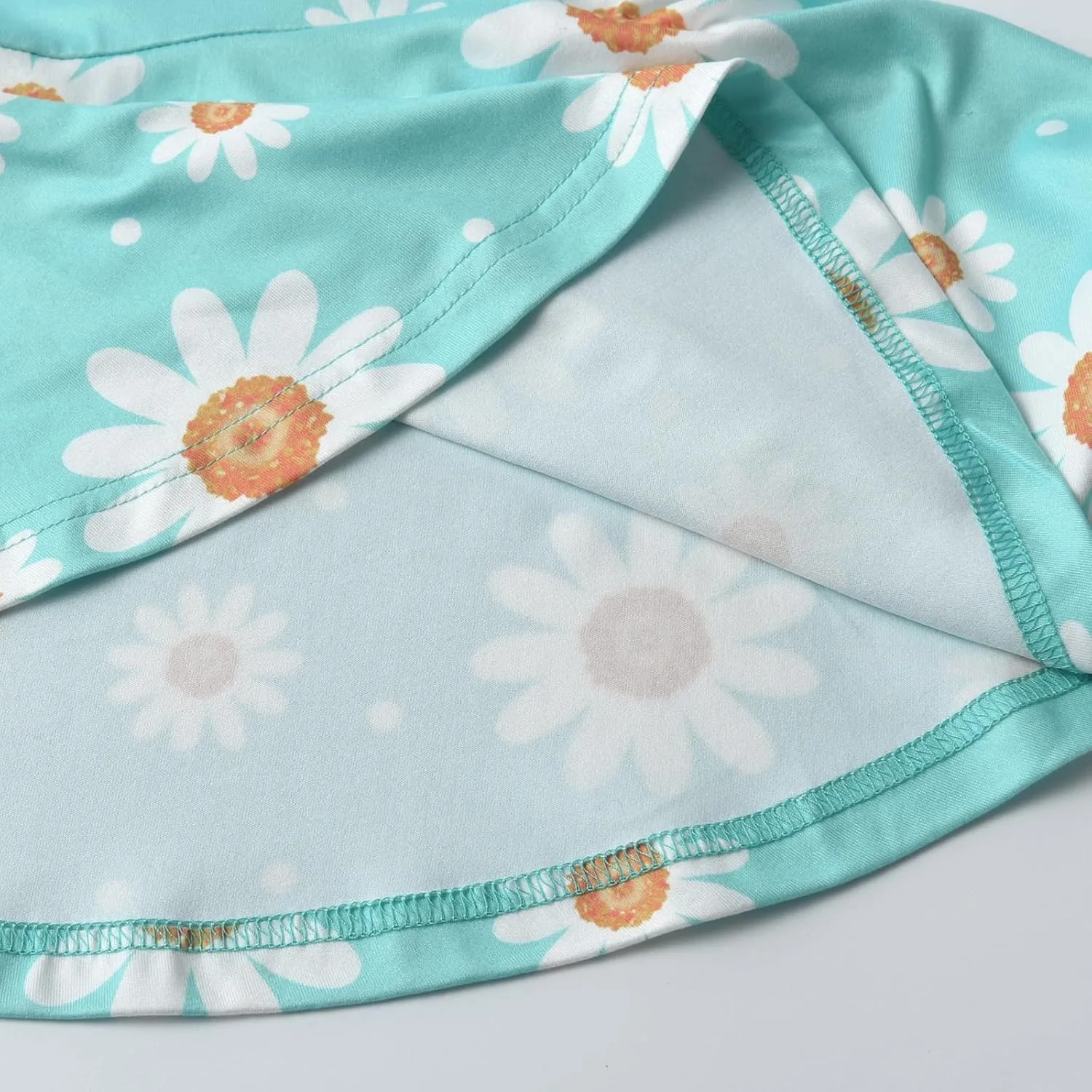 Derouetkia Infant Baby Girl Dress Summer Halter Sleeveless Flower Dresses Toddler Beach Sundress with Hat