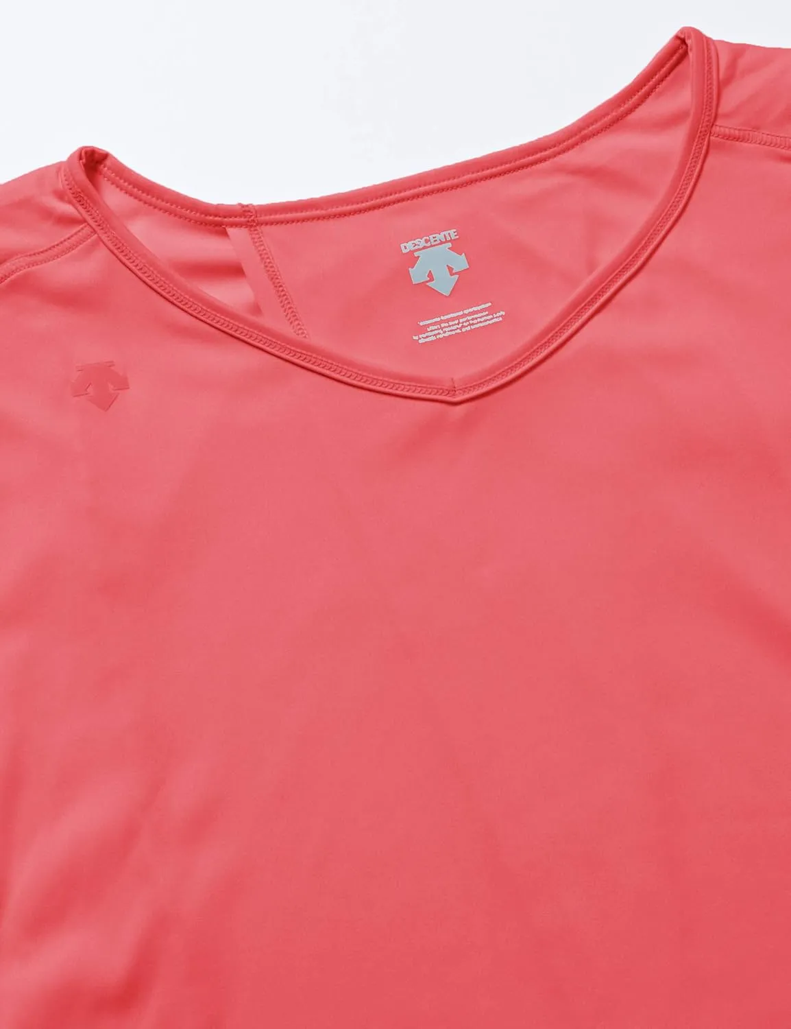 Descente DMWMJA57 Women's Short Sleeve Shirt, Sweat Absorbent, Quick Drying, UV Protection, Sweat Prevention