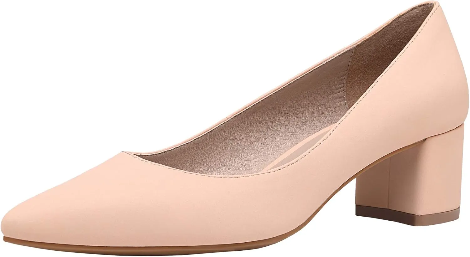 DREAM PAIRS Women??s Chunky Low Block Heels Closed Toe Dress Pumps Shoes