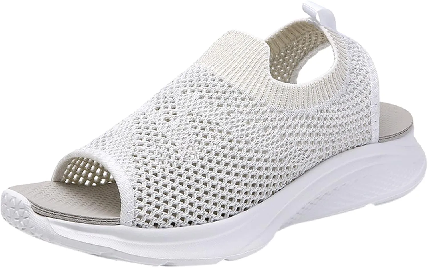 Fashion Mesh Women Breathable Wedges Beach Comfortable Summer Toe Sandals Shoes Sport Women's Sandals