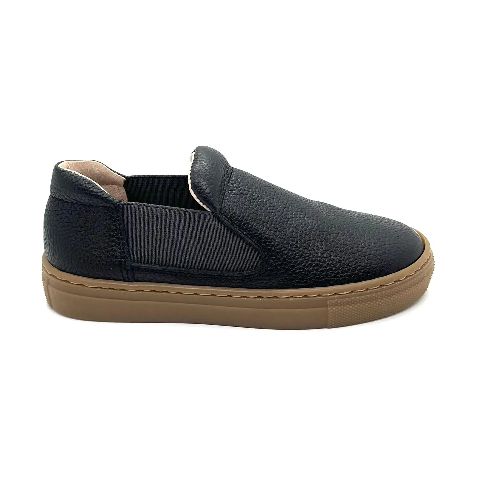 Frank - Black With Brown Sole