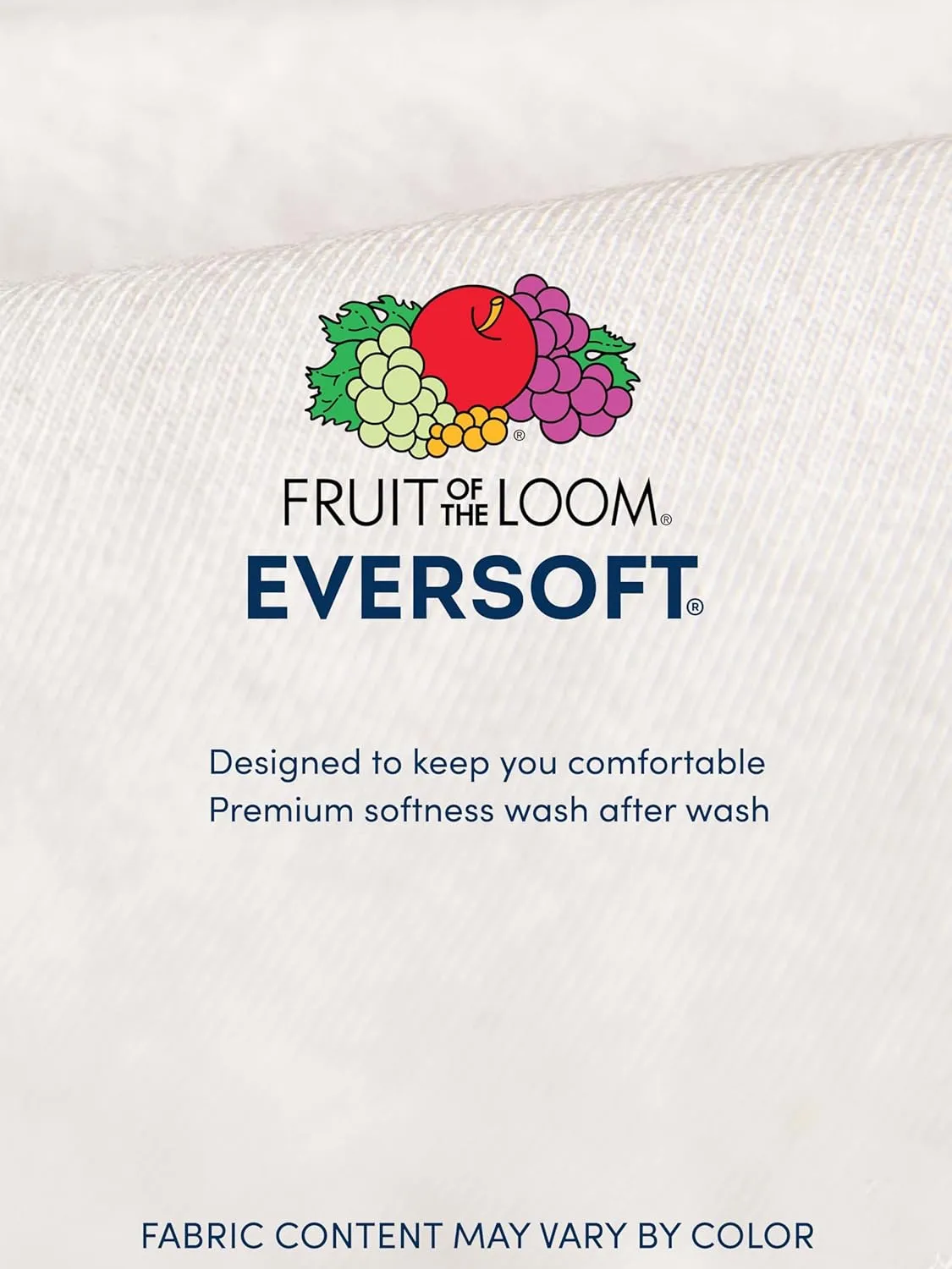 Fruit of the Loom Men's Eversoft Cotton Long Sleeve T Shirts, Breathable & Moisture Wicking with Odor Control