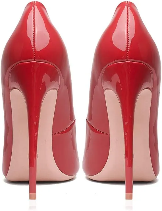 GENSHUO Women's 4.7 Inch Pumps Pointy Toe Stiletto Sexy High Heels Work Party Wedding Shoes