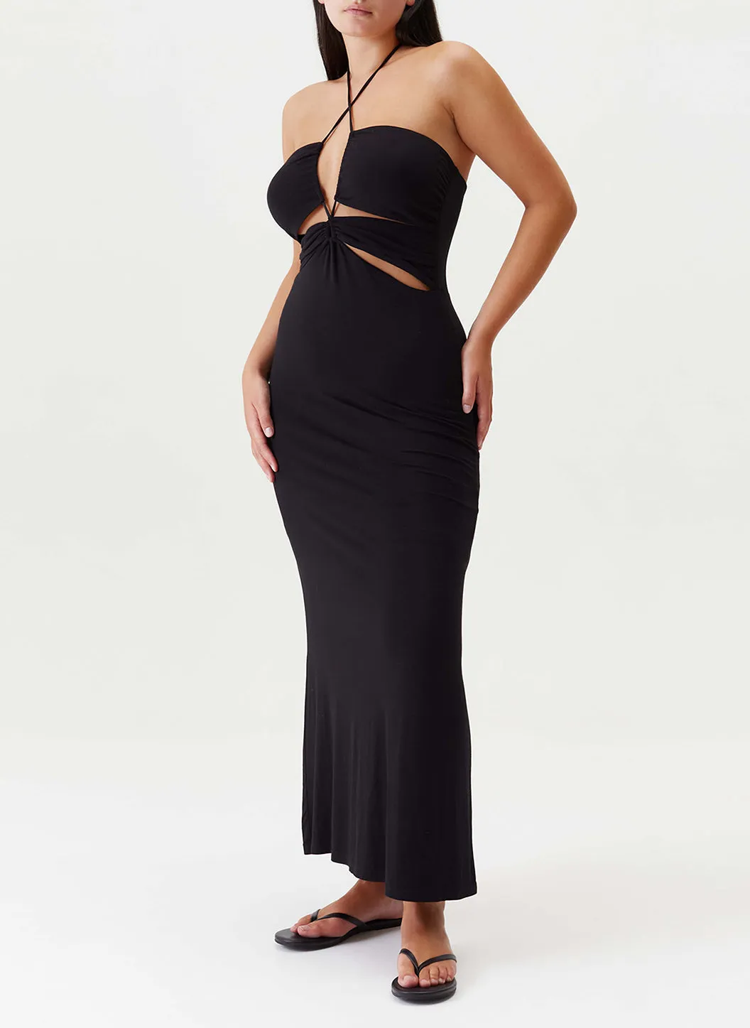 Giana Black Dress