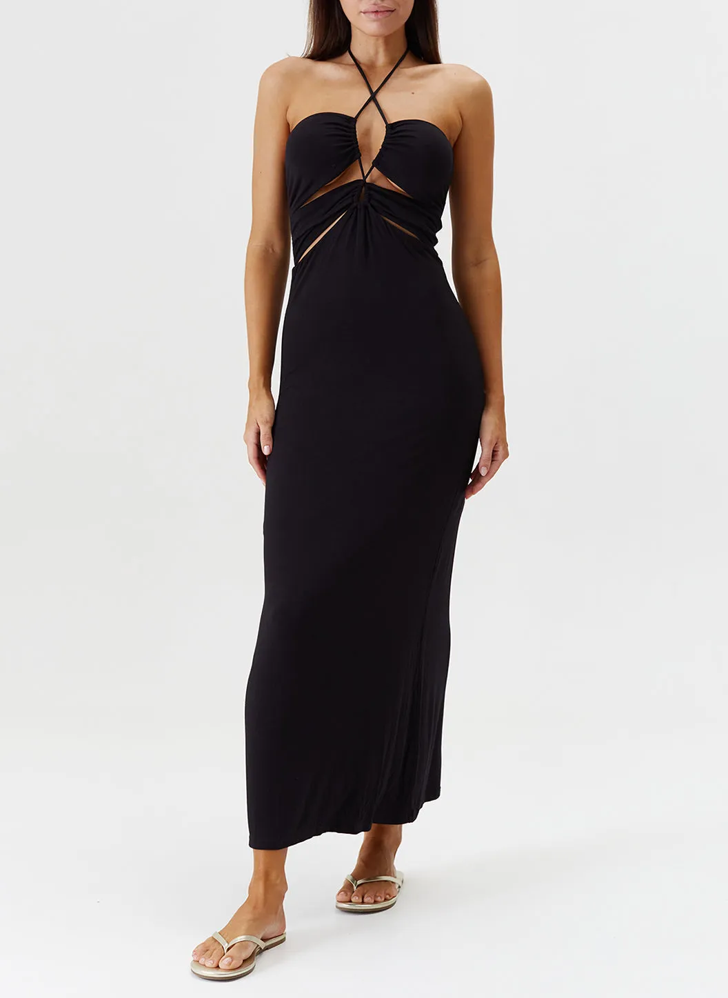 Giana Black Dress
