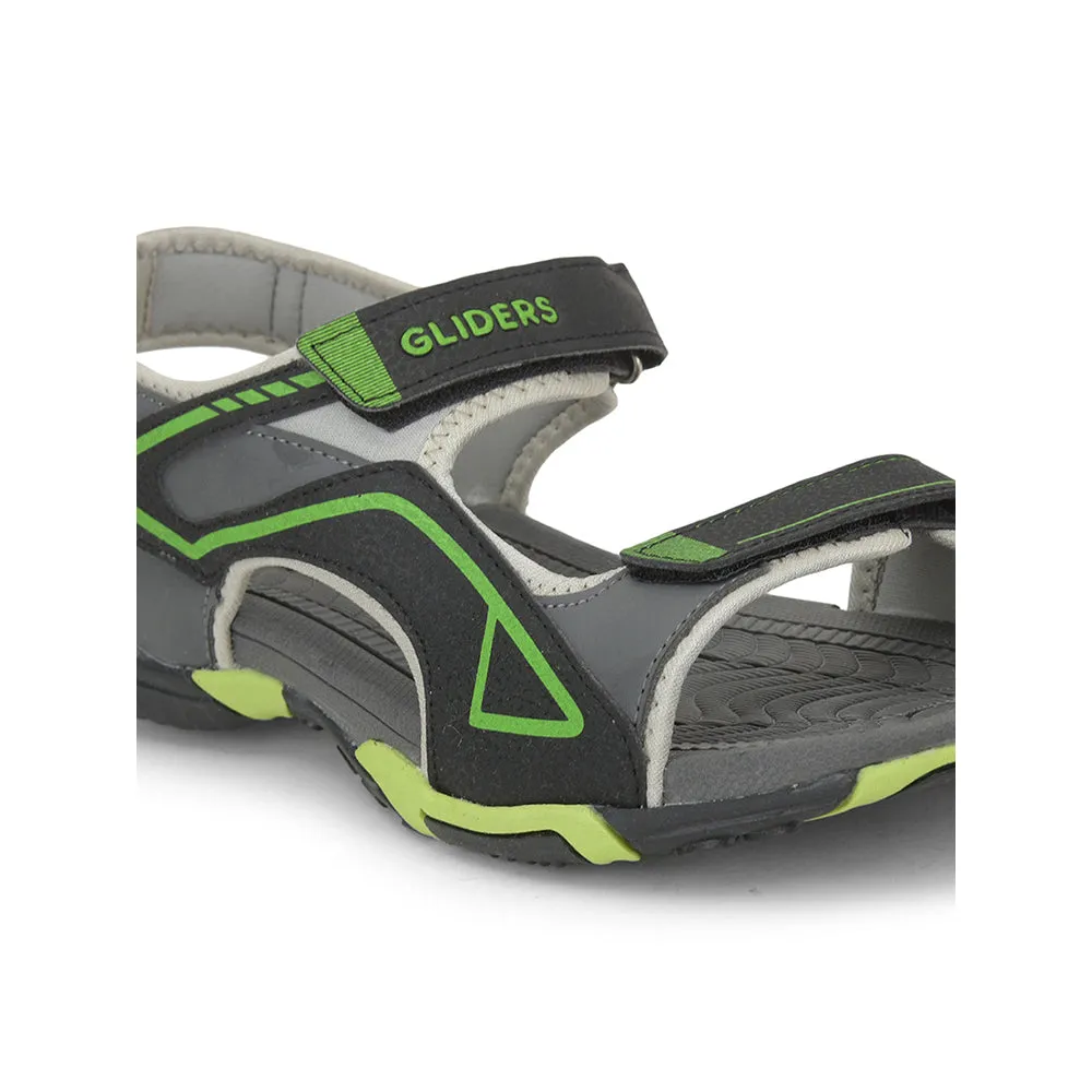Gliders (Black) Casual Sandals For Men GRACIA-06E By Liberty