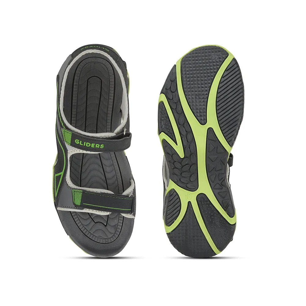 Gliders (Black) Casual Sandals For Men GRACIA-06E By Liberty