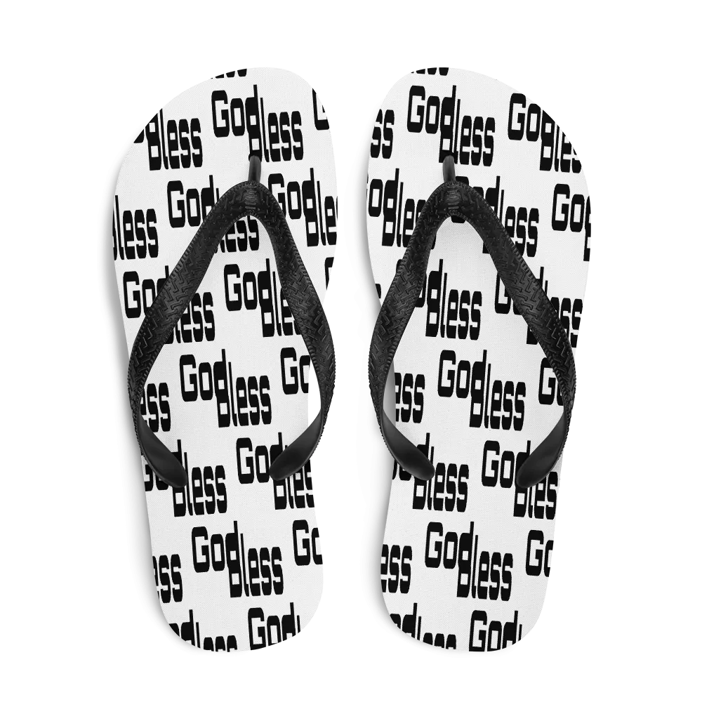 God Bless Unisex Flip-Flops