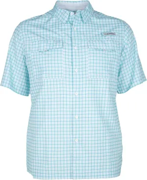 HABIT Mens Fourche Mountain Short Sleeve River Guide Fishing Shirt - UPF 40  UV Protection