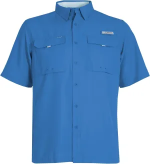 HABIT Mens Fourche Mountain Short Sleeve River Guide Fishing Shirt - UPF 40  UV Protection