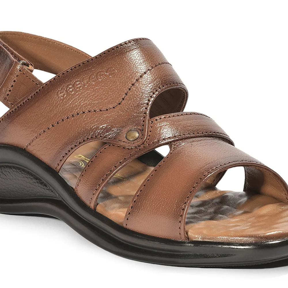 Healers Formal (Tan) Sandals For Men 2013-155 By Liberty