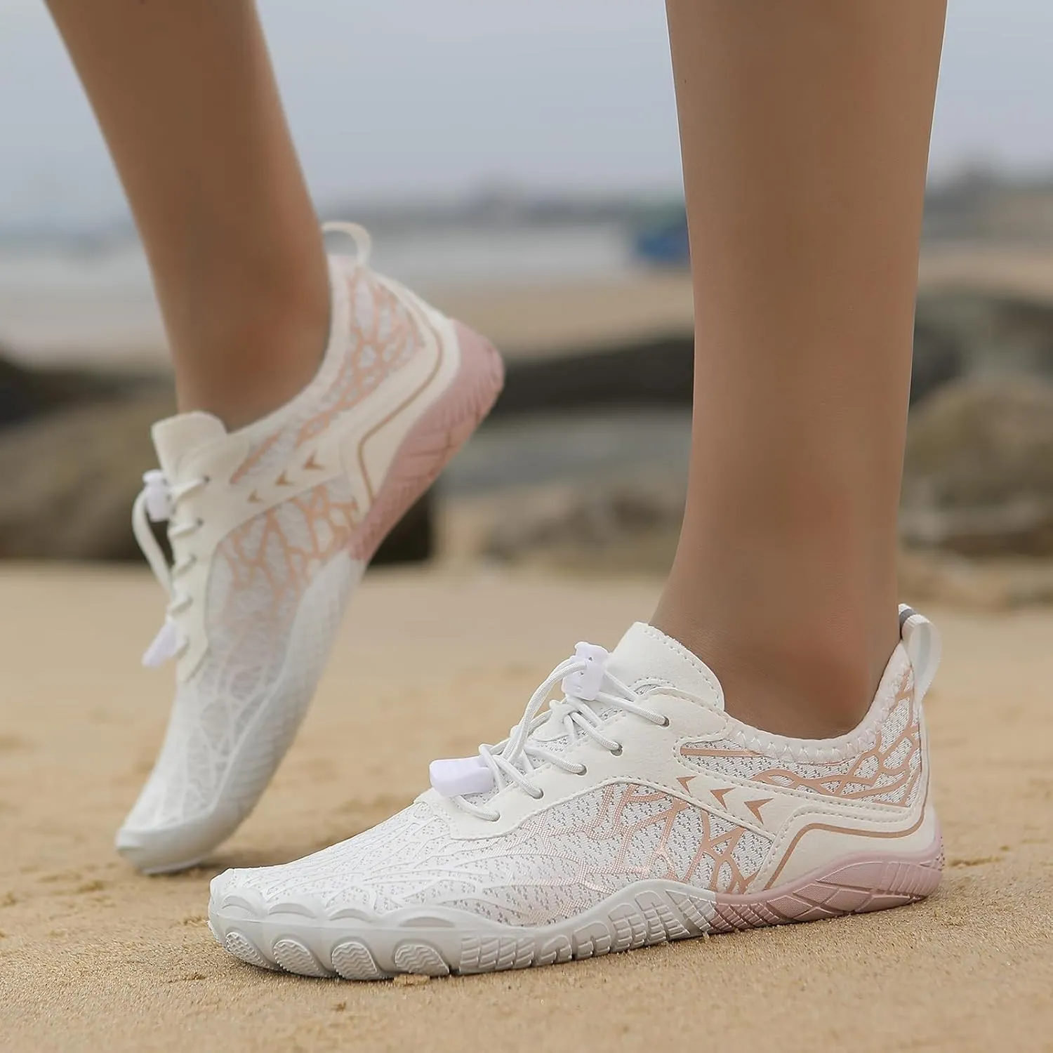 Hike Barefoot Shoes for Women & Men Wide Toe Breathable Footwear & Non-Slip Fashion Hiking Women's Shoes