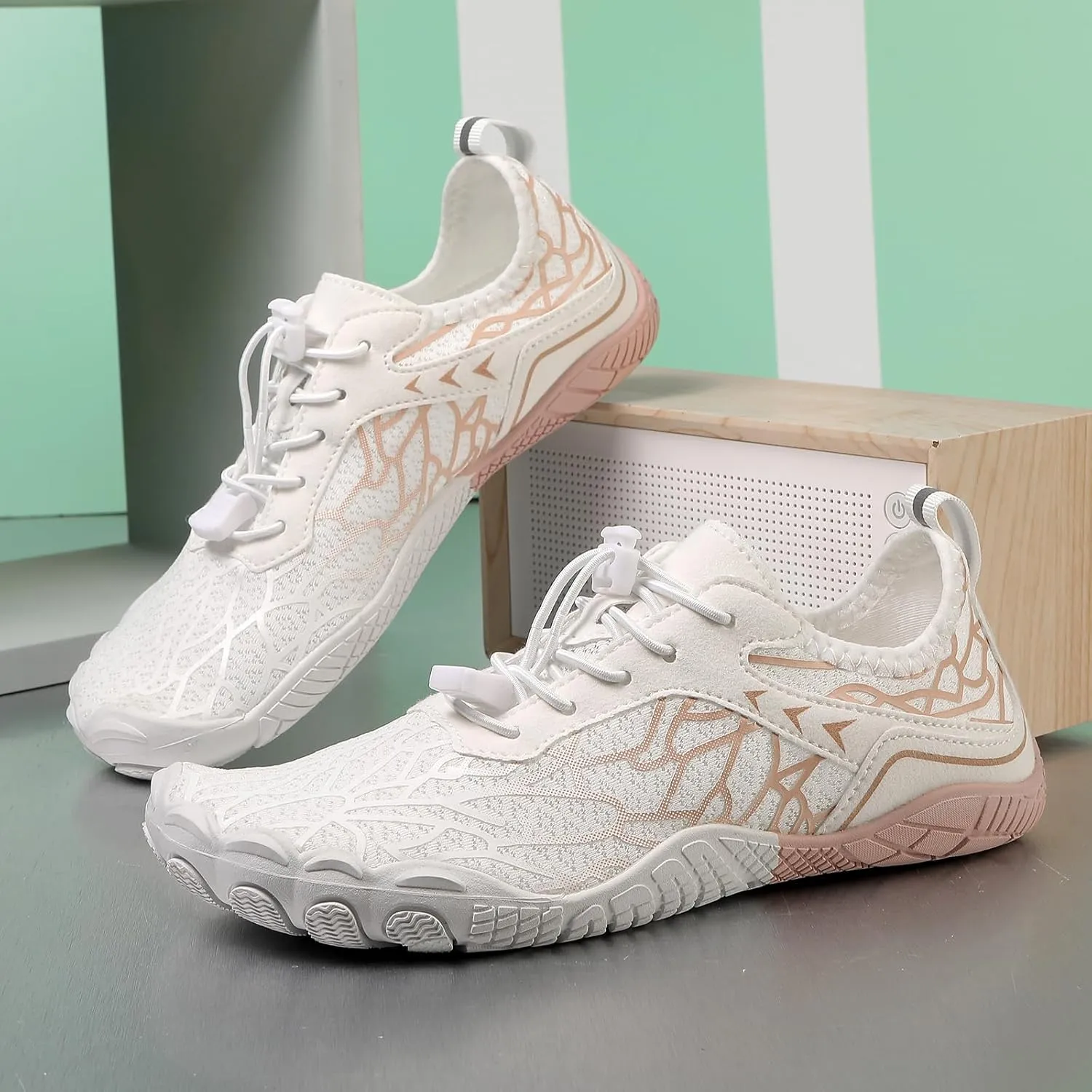 Hike Barefoot Shoes for Women & Men Wide Toe Breathable Footwear & Non-Slip Fashion Hiking Women's Shoes