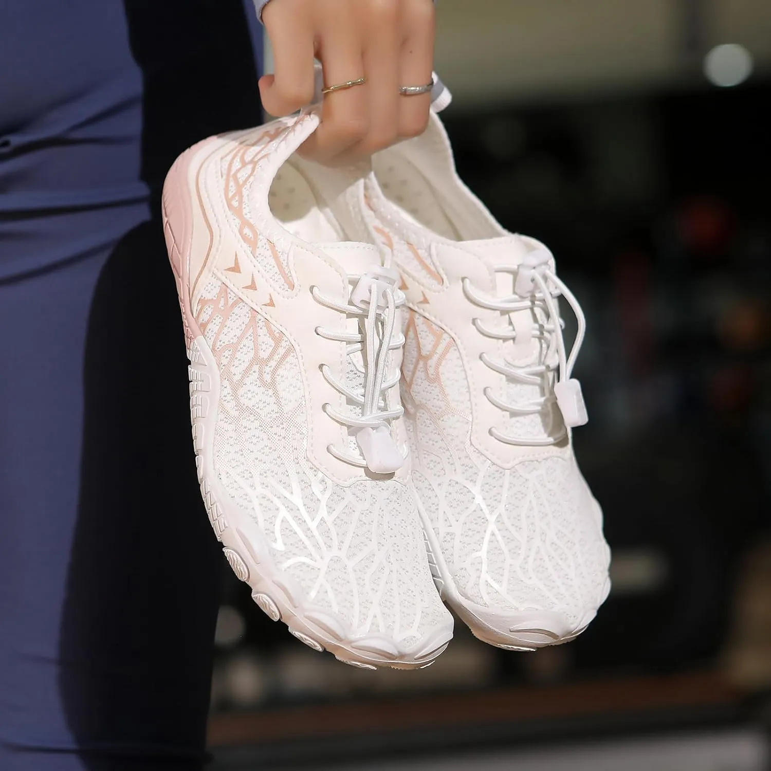 Hike Barefoot Shoes for Women & Men Wide Toe Breathable Footwear & Non-Slip Fashion Hiking Women's Shoes