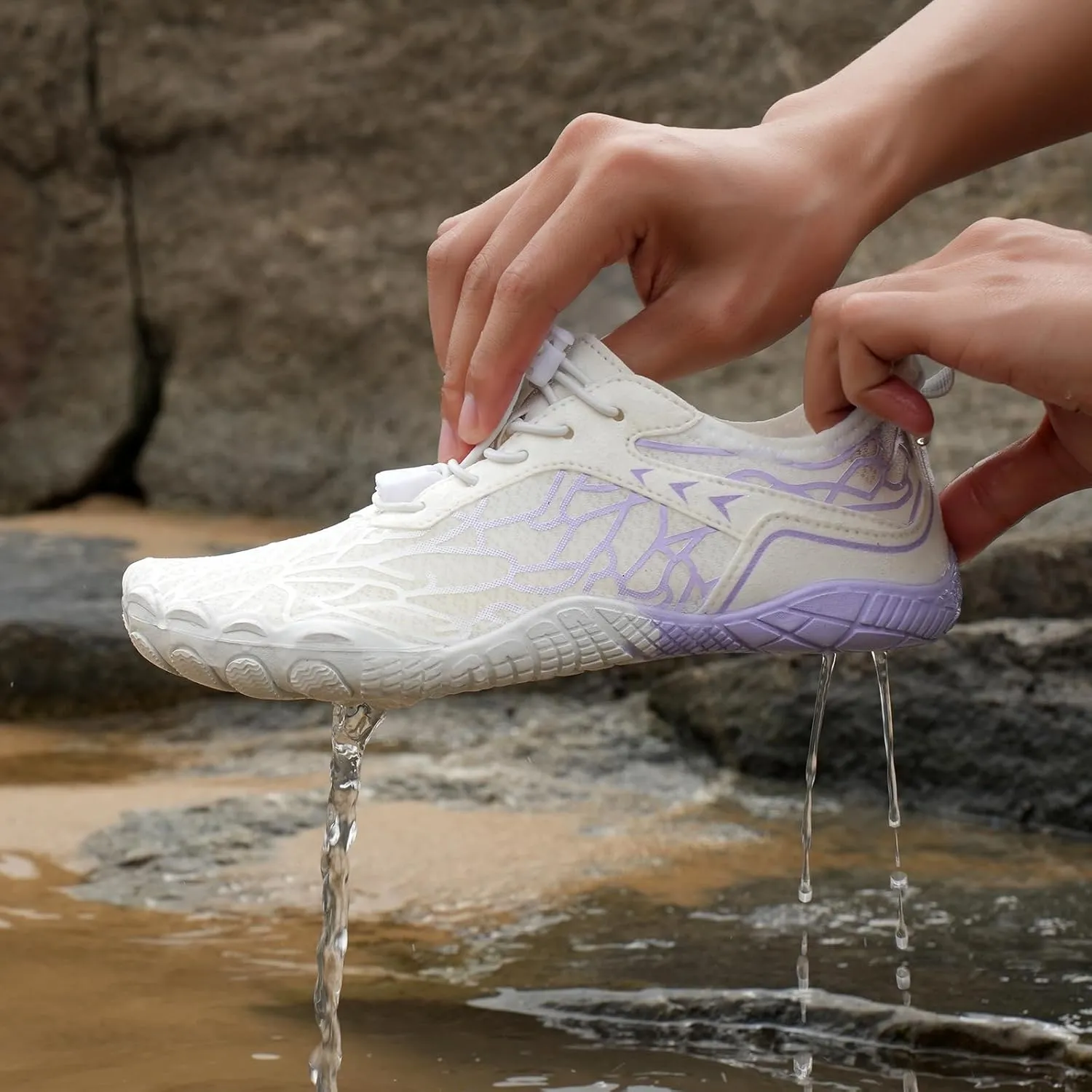 Hiking Footwear Barefoot Womens Shoes Women Healthy Non-Slip Unisex Grounded Footwear Barefoot Shoes for Neuropathy Water Wide Toe Box Sneakers, Pro Barefoot Shoes Athletic Diabetic Beach Swim Shoes