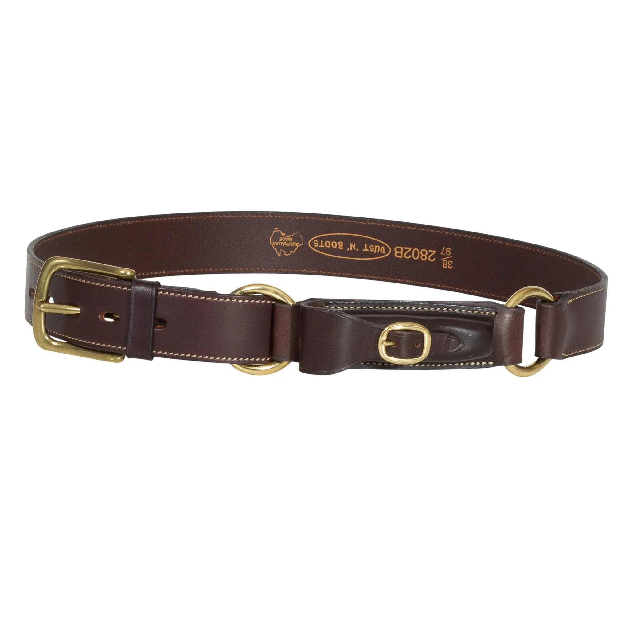 Hobble Belt with Knife Pouch (Buckle)