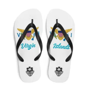 Island Flag - Virgin Islands Flip Flops