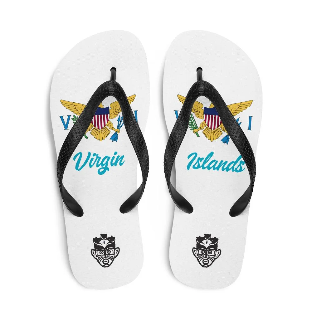Island Flag - Virgin Islands Flip Flops