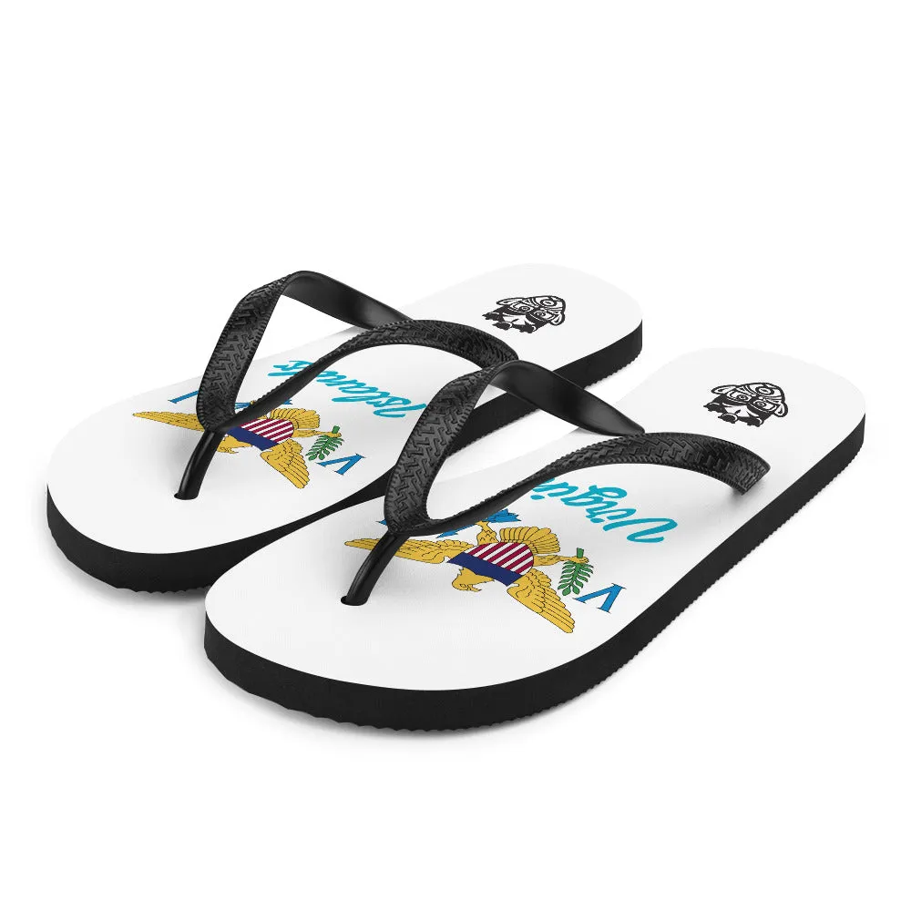 Island Flag - Virgin Islands Flip Flops