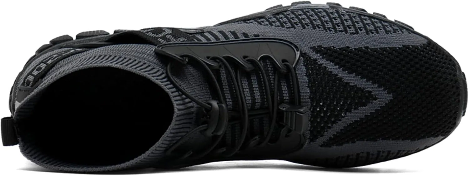 JiuQing Men's Water Shoes Quick Dry Walking Shoes Slip-On Mesh Hiking Beach Aqua Sport Shoes
