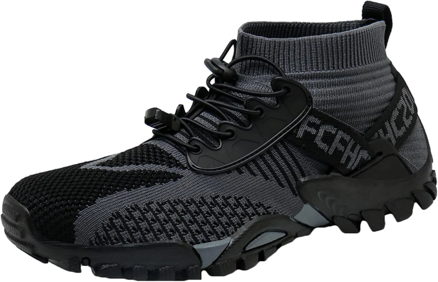 JiuQing Men's Water Shoes Quick Dry Walking Shoes Slip-On Mesh Hiking Beach Aqua Sport Shoes