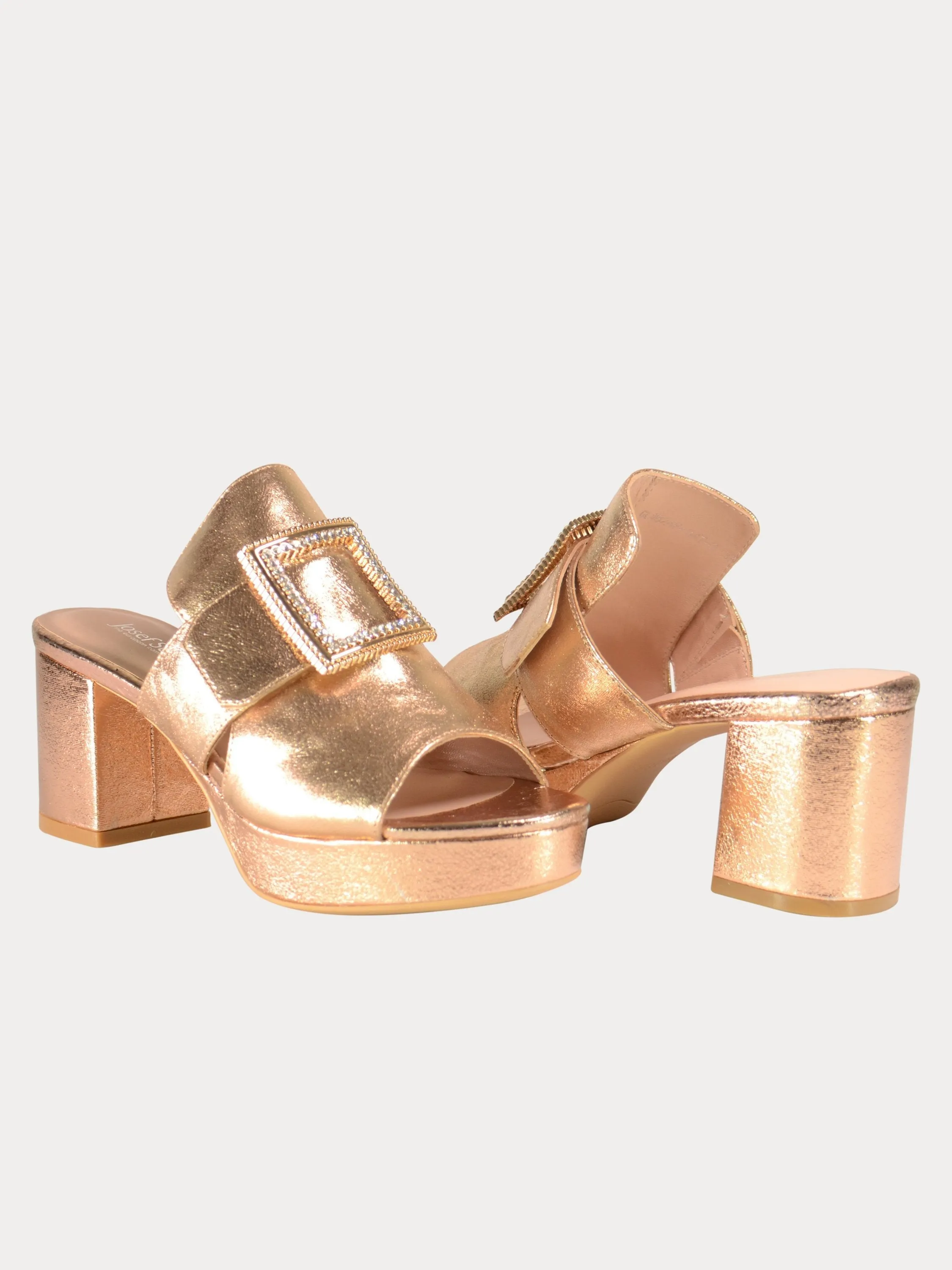 Josef Seibel Women's Square Buckle Heels